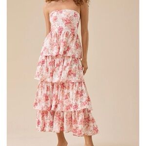 NEW Altar’d State Strapless Floral Maxi Dress Small, Medium and Large Available